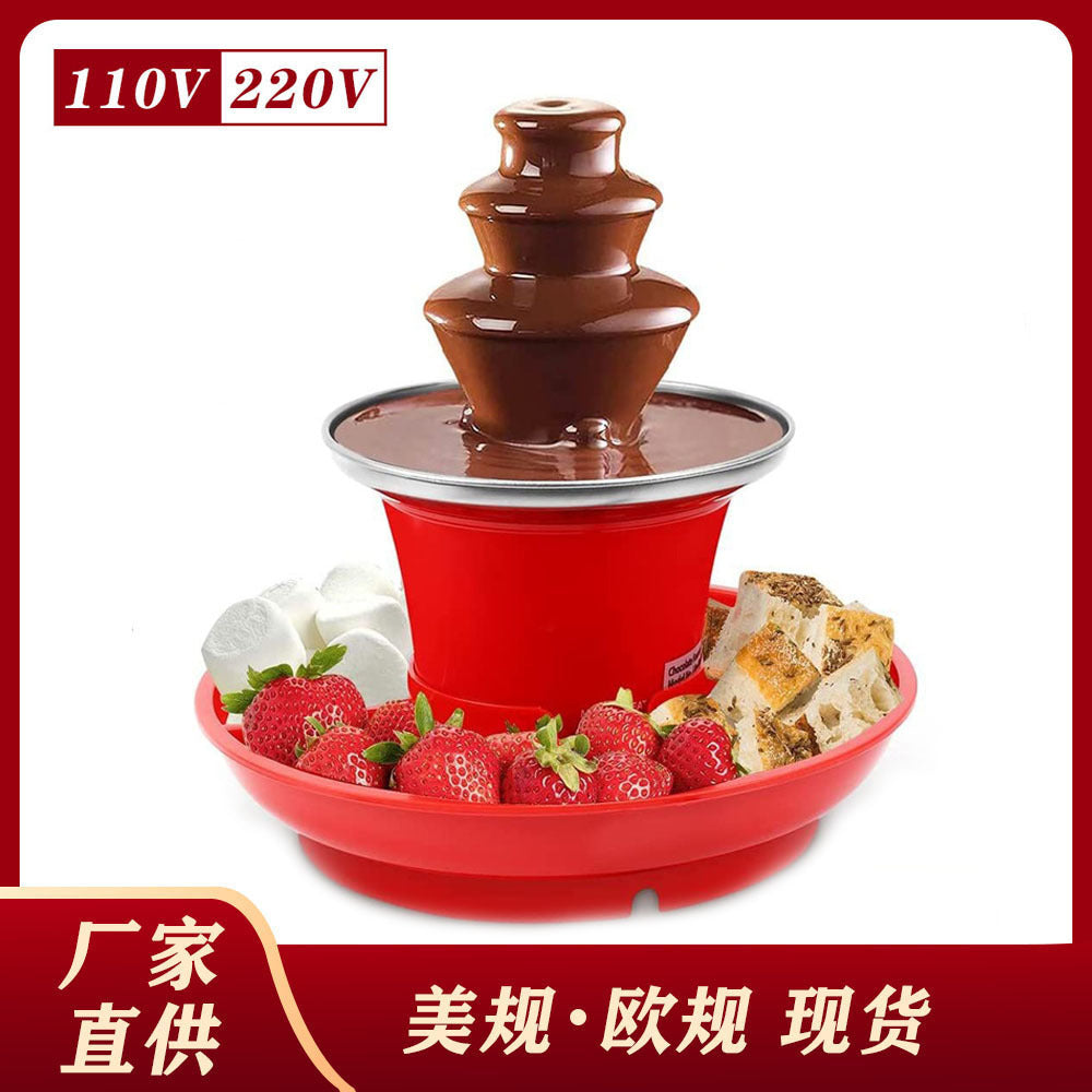 Three-Tier Chocolate Fountain Machine 110-220V