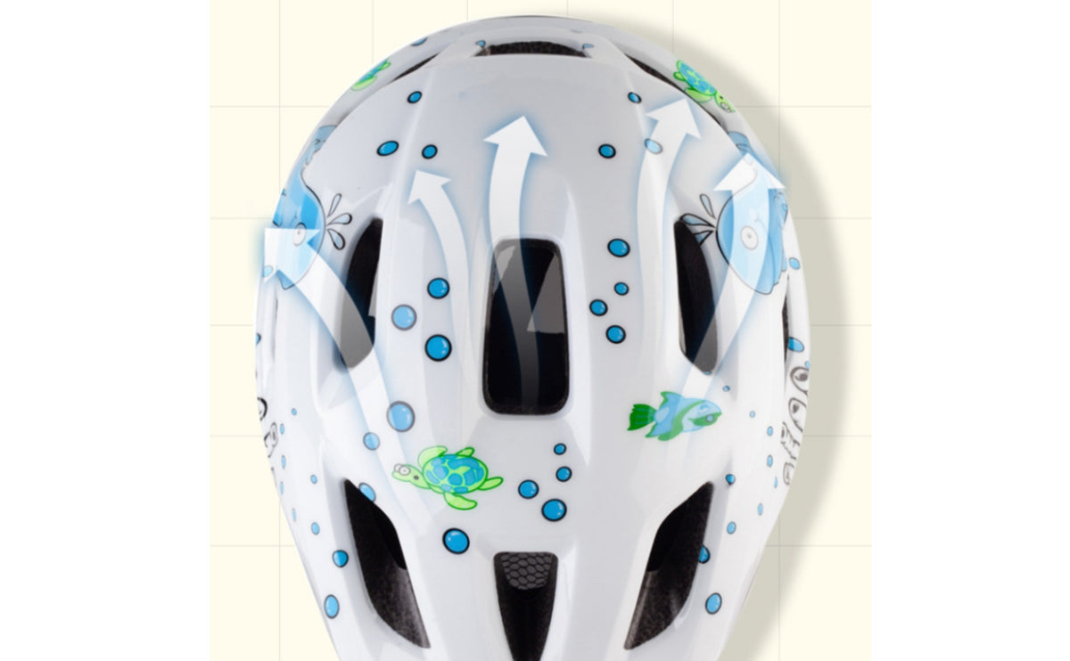 Impact-Absorbing Detachable Children Helmet Hard Shell Helmet with Chin Guard Ventilated Child Safety Gear Cartoon Graphics for Bicycles, Balance Bikes, Karting