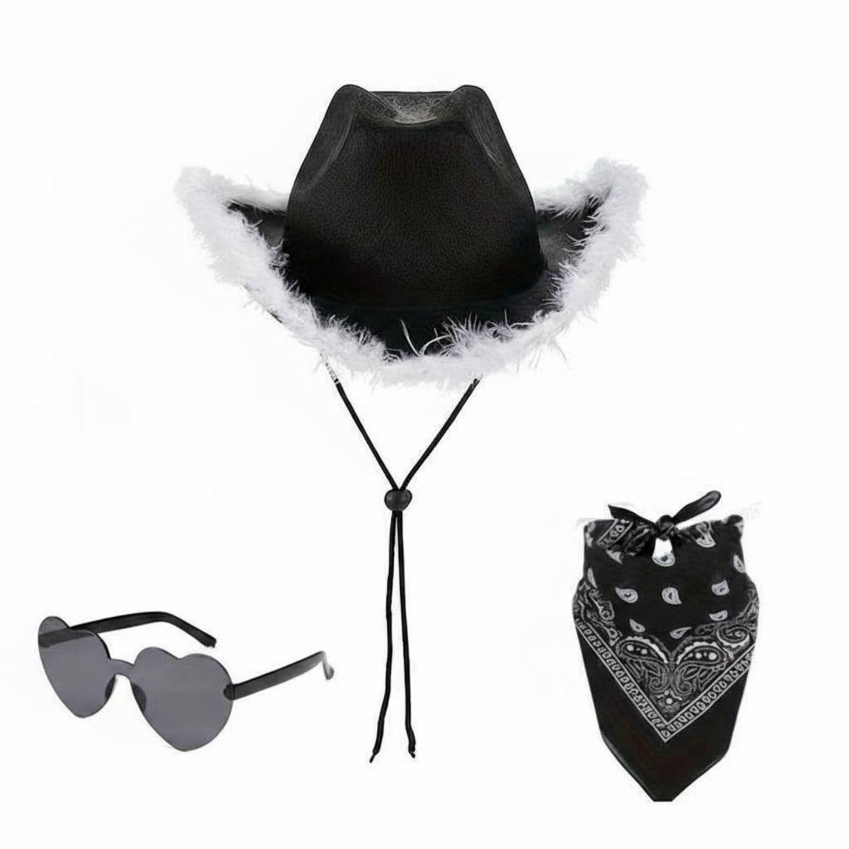 Tiara Cowgirl Hat Sparkling Crystal Crown Party Hat Costume Headwear Adjustable Fit Handmade for Grown-up S, Halloween, Event S