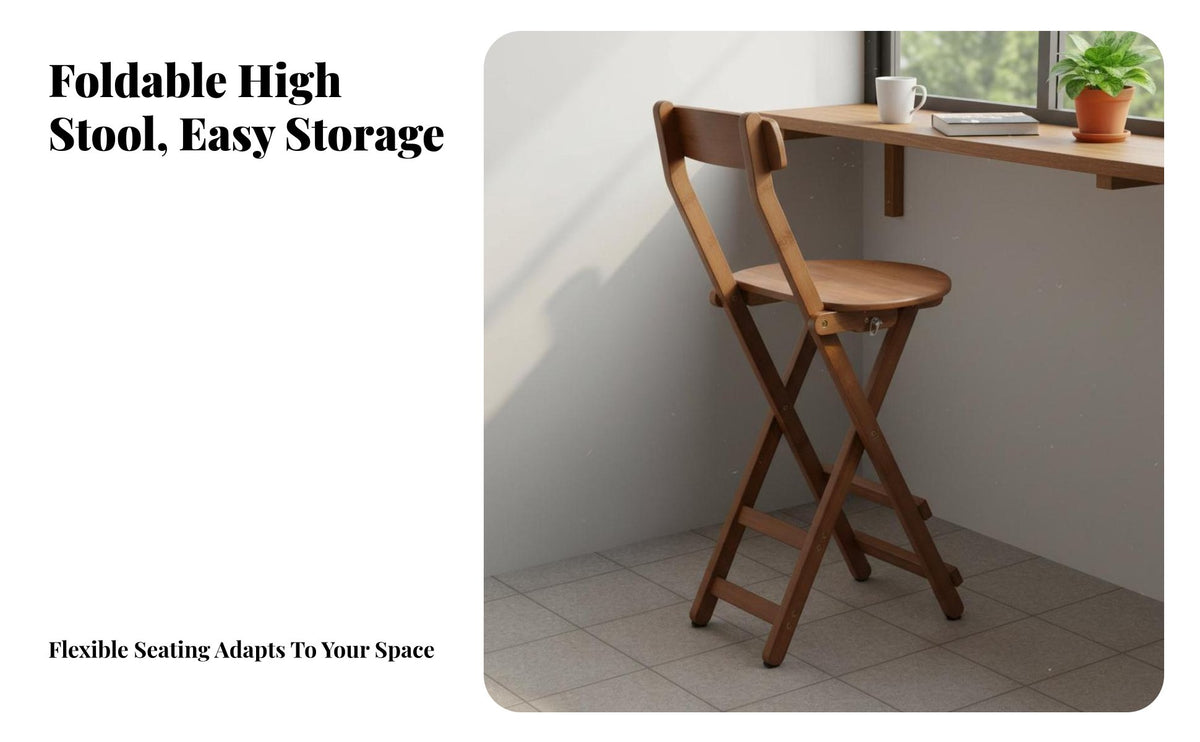 Modern Simple Design Living Room Partition Table Multi-Purpose Wooden Bar Table Versatile Home Furniture Sturdy Legs for Apartment Dwellers, Homeowners, Business Owners, Balcony, Small Areas, Kitchen, Entryway