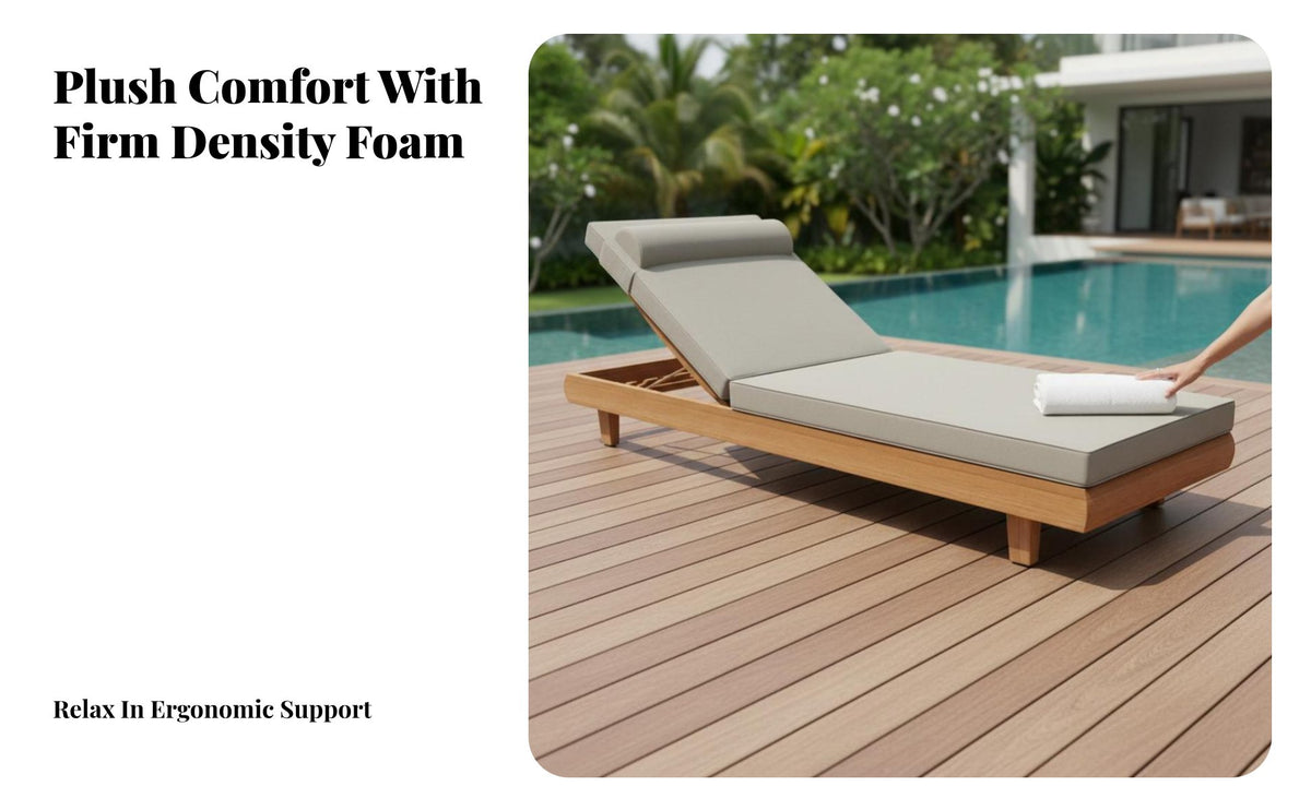 Chinese design 4-Piece Conversation Set Weather-Resistant Outdoor Furniture sturdy Wood Frame Patio Seating Thick seat pads for Villa Owners, Garden Lovers, Courtyard, Backyard, waterfront, Porch
