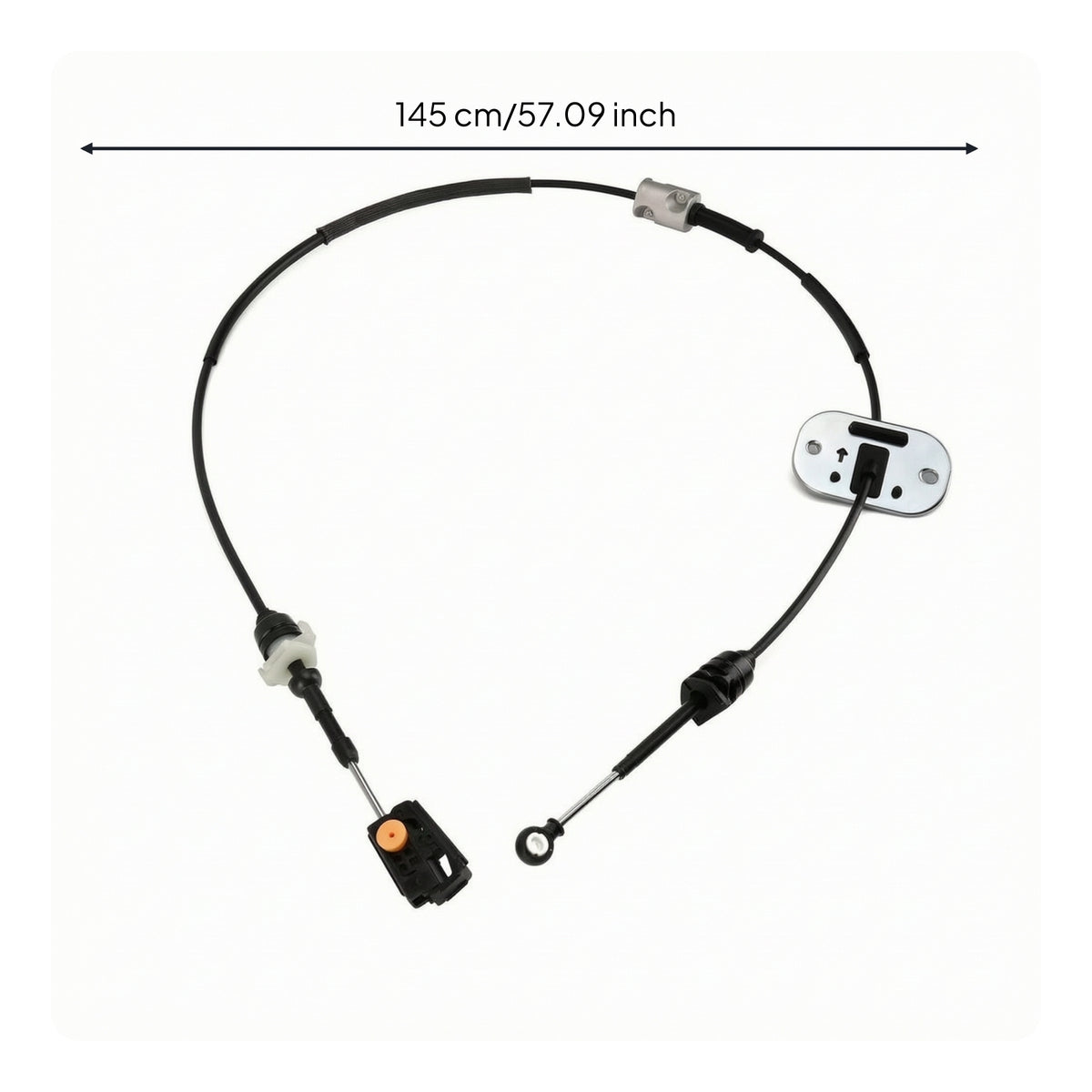 Direct-Fit Automatic Gearbox Selector Cable Flexible Automatic Gearbox Shifter Cable Heavy-Duty for Mechanics