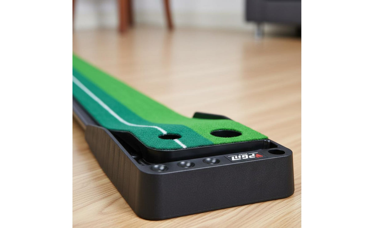 Continuous Practice Auto Return Putting Mat Portable Automatic Golf Ball Returner Easy to Stow Golf Putting Return Machine Non-Slip Base for Beginners, Home