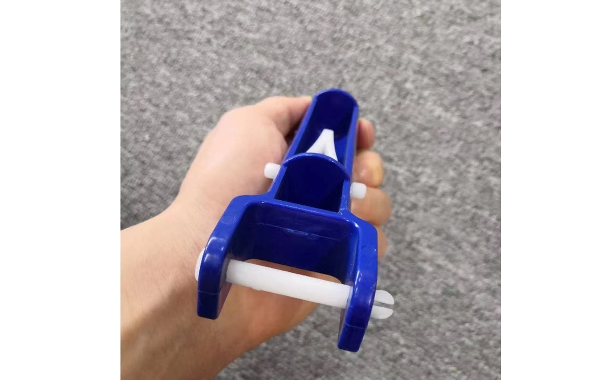 4 Pieces White V Clips Telescopic Rod Clip Handle U-Shaped Clamp Suction Head Clip Handle Cross Pin