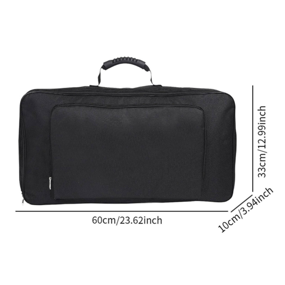 Portable Pedalboard Bag Lightweight Portable Pedalboard Carry Bag Waterproof Large Guitar Effects Case for Rehearsal
