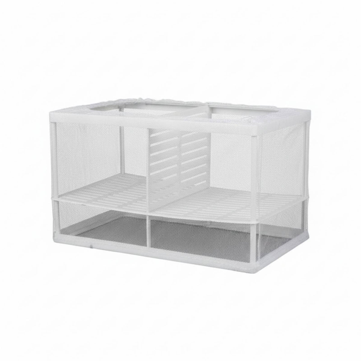 Aquatic Breeding Box Vented for Water Flow Aquatic Fry Separation Hatchery Aquatic Habitat Nursery Box Removable Dividers