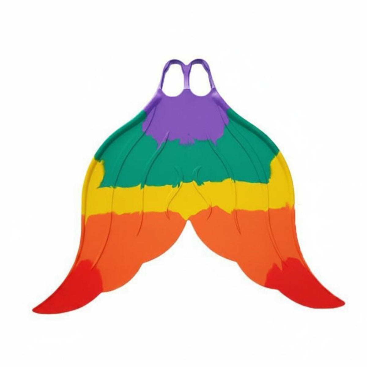 Training Monofin Material Mermaid Monofin Comfortable Foot Pockets Mermaid Aquatic Fin for Pool