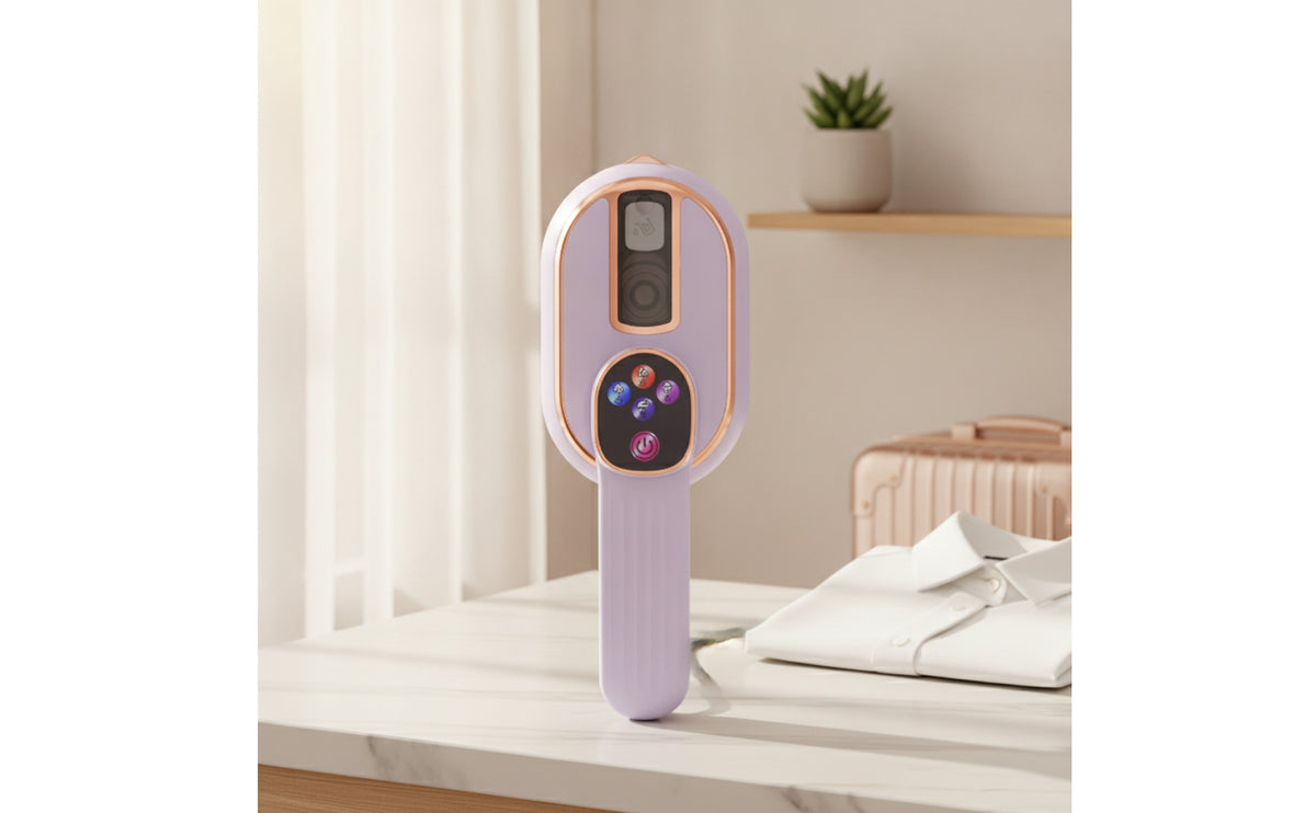 Dual Voltage Handheld Clothes Steamer and Iron Portable Garment Steamer and Iron Compact Fast Heat-up for Travel