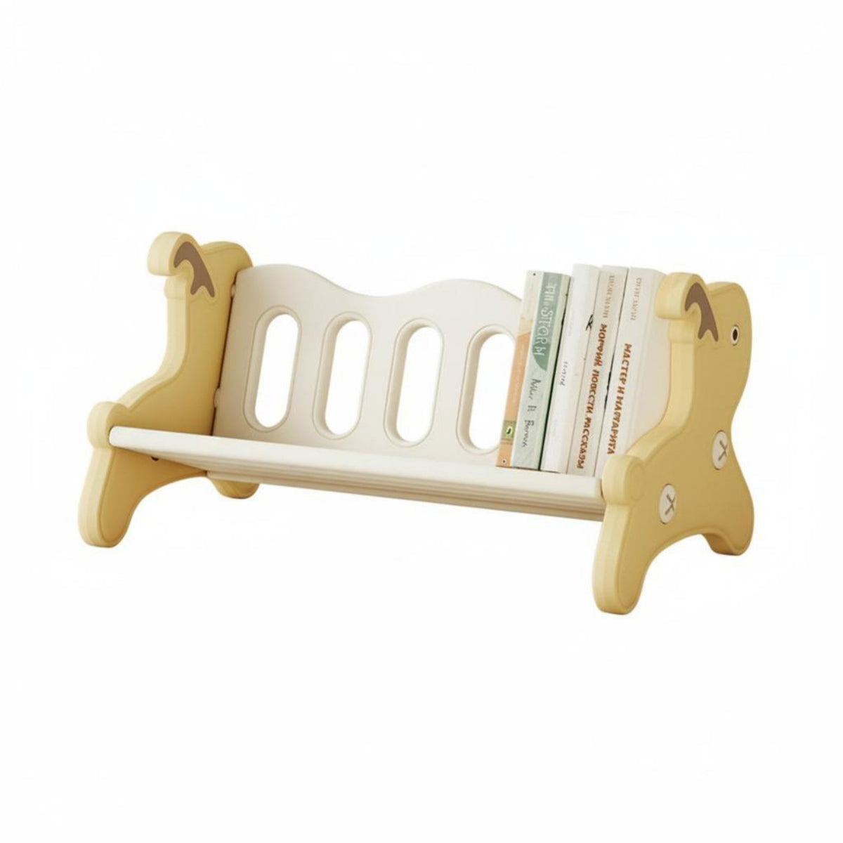 Deer Desktop Bookshelf Child-Safe Design Kids Bookshelf Space-Saving for Parents