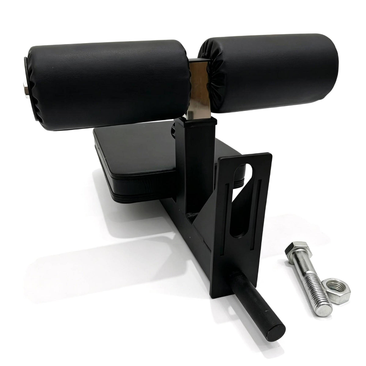Padded Leg Developer with Rollers Adjustable Utility Seat with Rollers Multi-Purpose Gym Accessory Universal for Bodybuilders