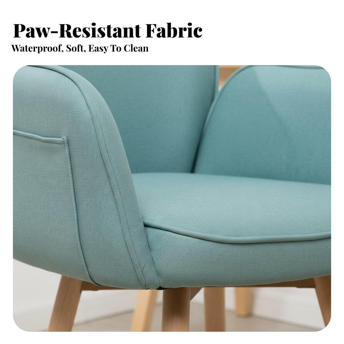 Nordic design Shell spine Vanity Chair Softfeel Upholstery Home Seating dense Foam Wrap-Around Design for Students, Remote Workers, Homeowners, Dorm Room, Bedroom, Reception Area