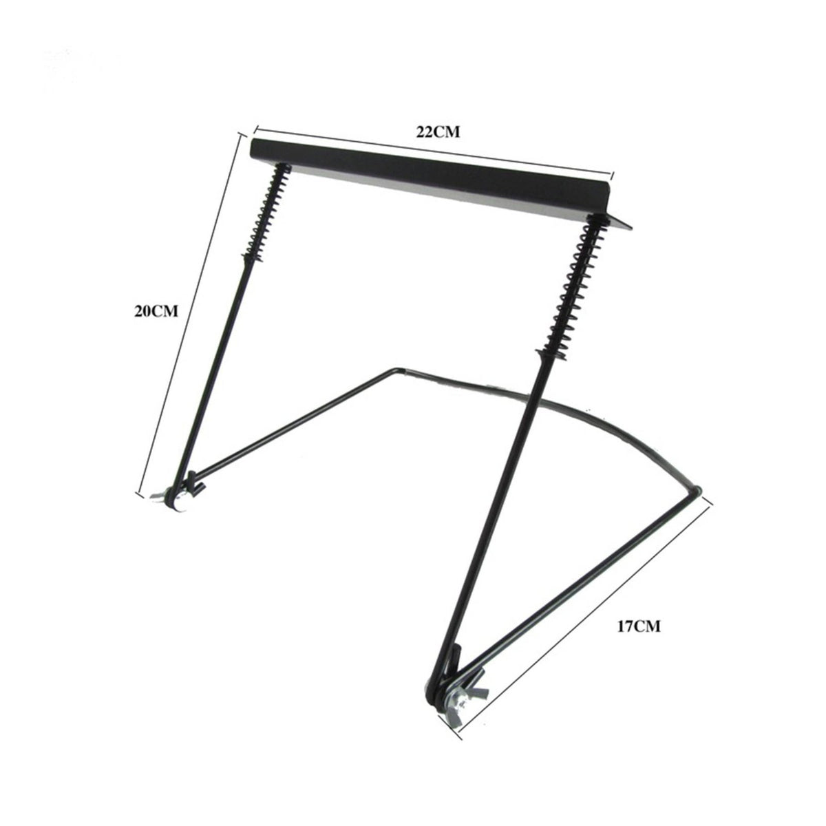 Sturdy Metal Frame Hands-Unrestricted Harmonica Holder Comfortable Fit Mouth Organ Holder Instrument Mount for Live Performance, Practice