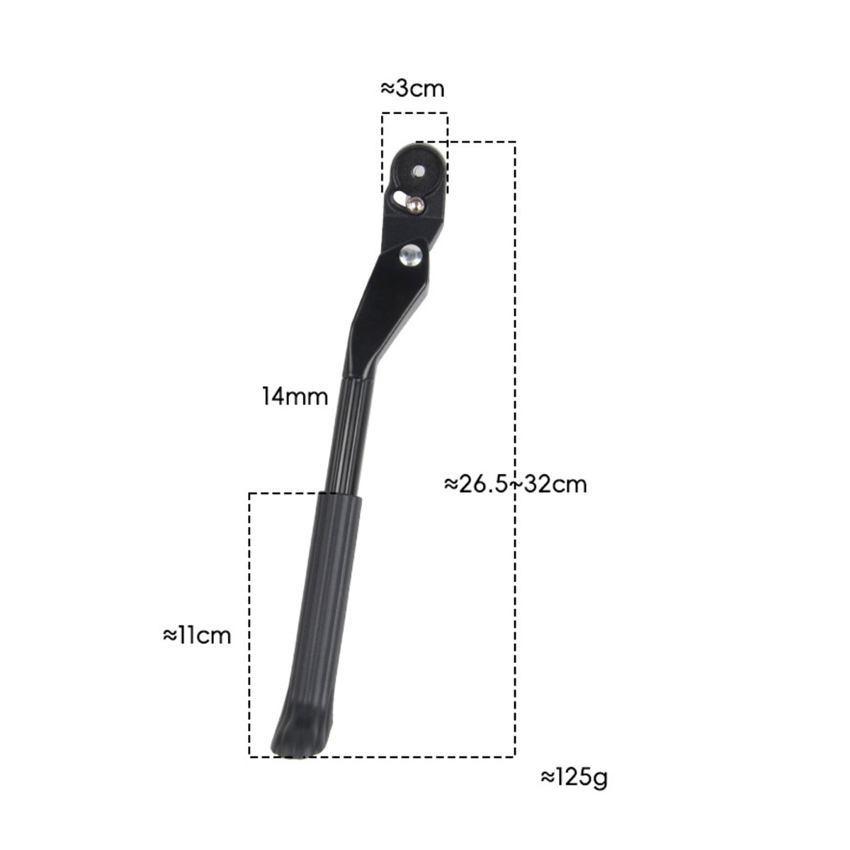 Fast Release Axle Kickstand Tool Adjustable Bike Kickstand Waterproof Biking Gear