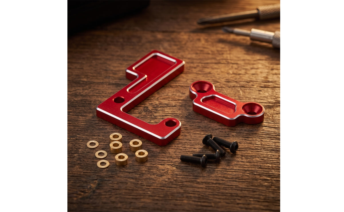 Main Shaft Bracket Aluminum RC Car Bracket Kit Machined Fastener Set for Hobbyists, Maintenance