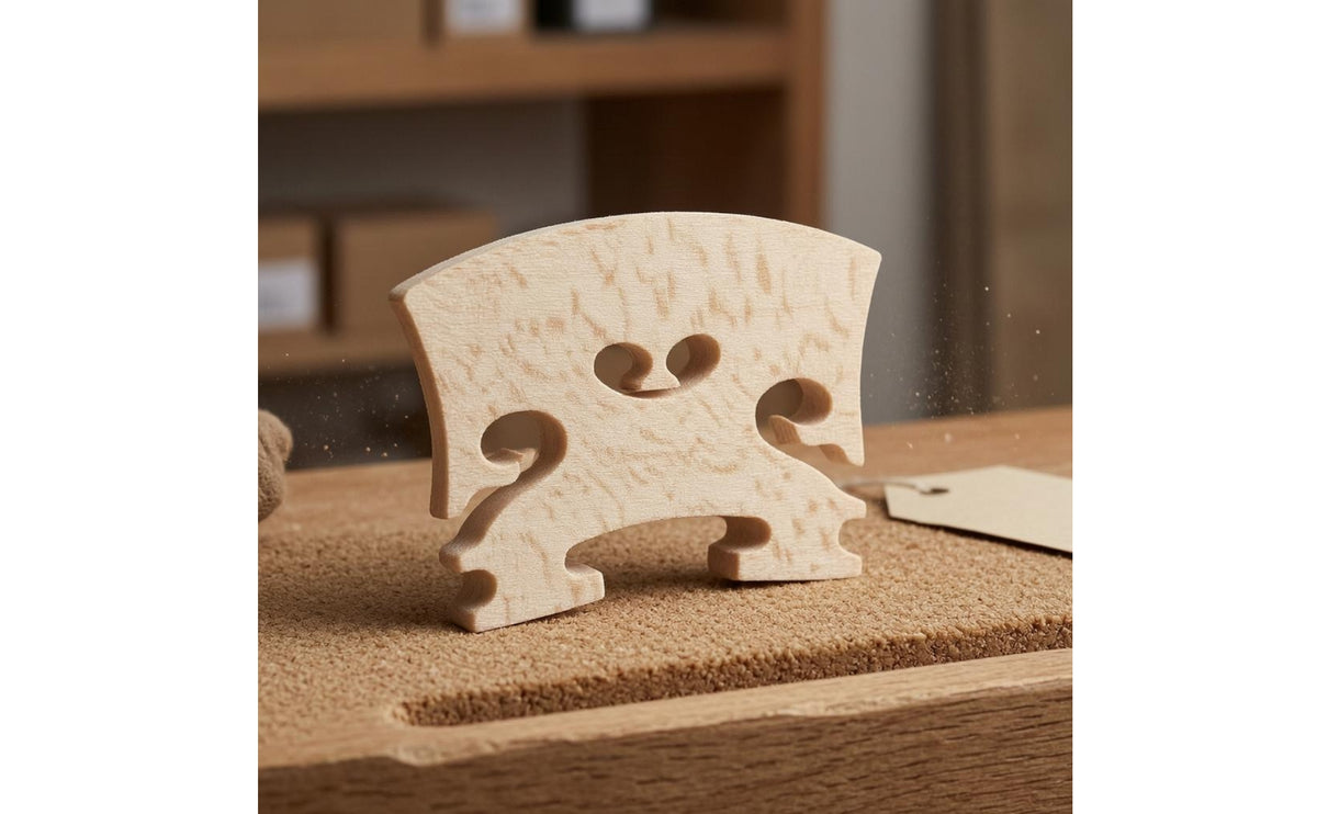 10 Pieces Maple Violin Bridge Notched Feet Maple wood bridges Wooden Music Accessory