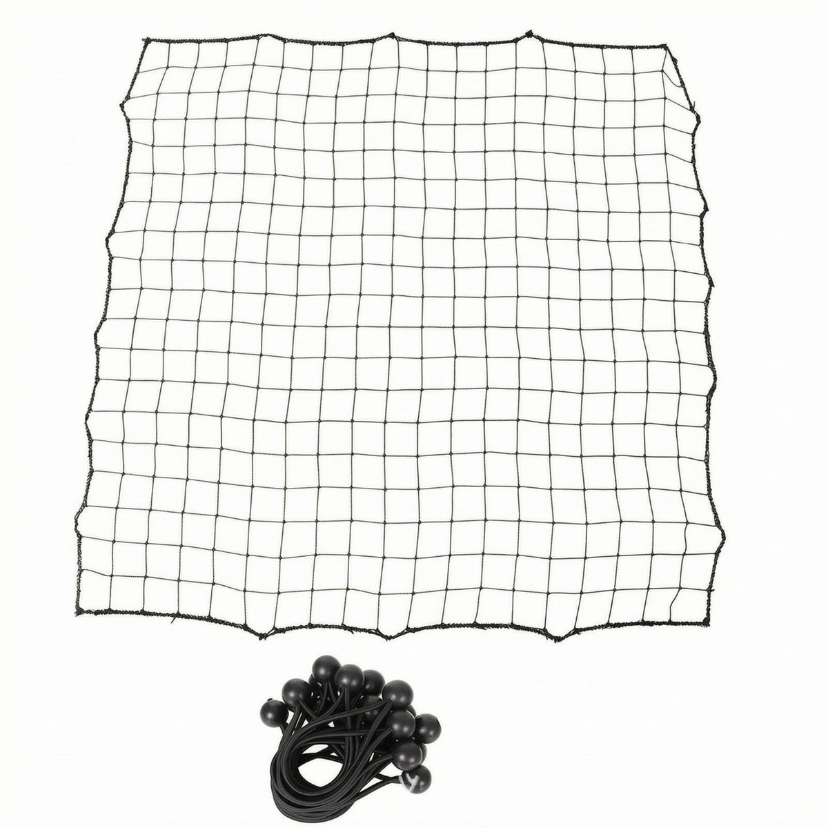 Bound Edges Rebound Training Net Black Square Mesh Rebound Net Elastic Cords Sports Gear 100 Cm