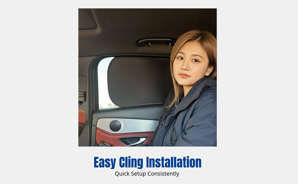 Cling Car Window Tint, Heat Insulation, Universal Fit, Electrostatic Film