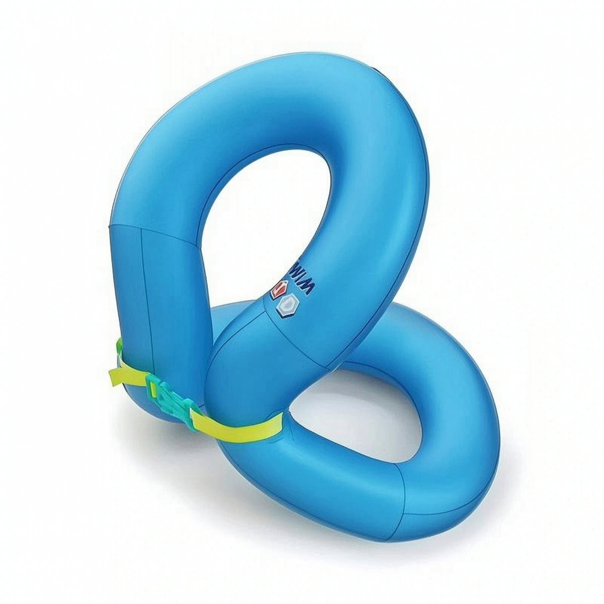 Double-Chamber Inflatable Swim Vest Thickened Swim Vest with Adjustable Strap Leak-Proof Swimwear Portable for Toddlers
