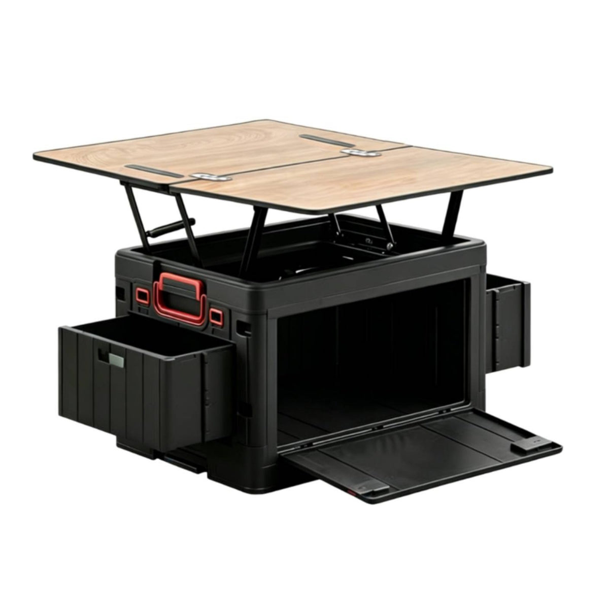 Folding Car Trunk Storage Table Large Capacity Camping Table Storage Box with Lid for Outdoor Travel
