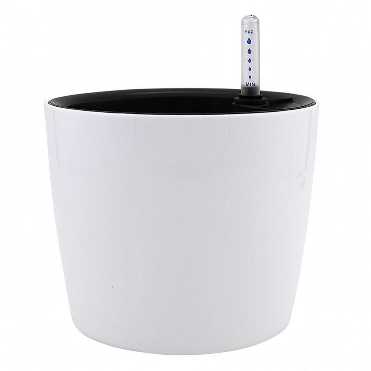 Wick System Self-Watering Pot Plastic Water Level Indicator Pot Round Self Watering Planter Tapered