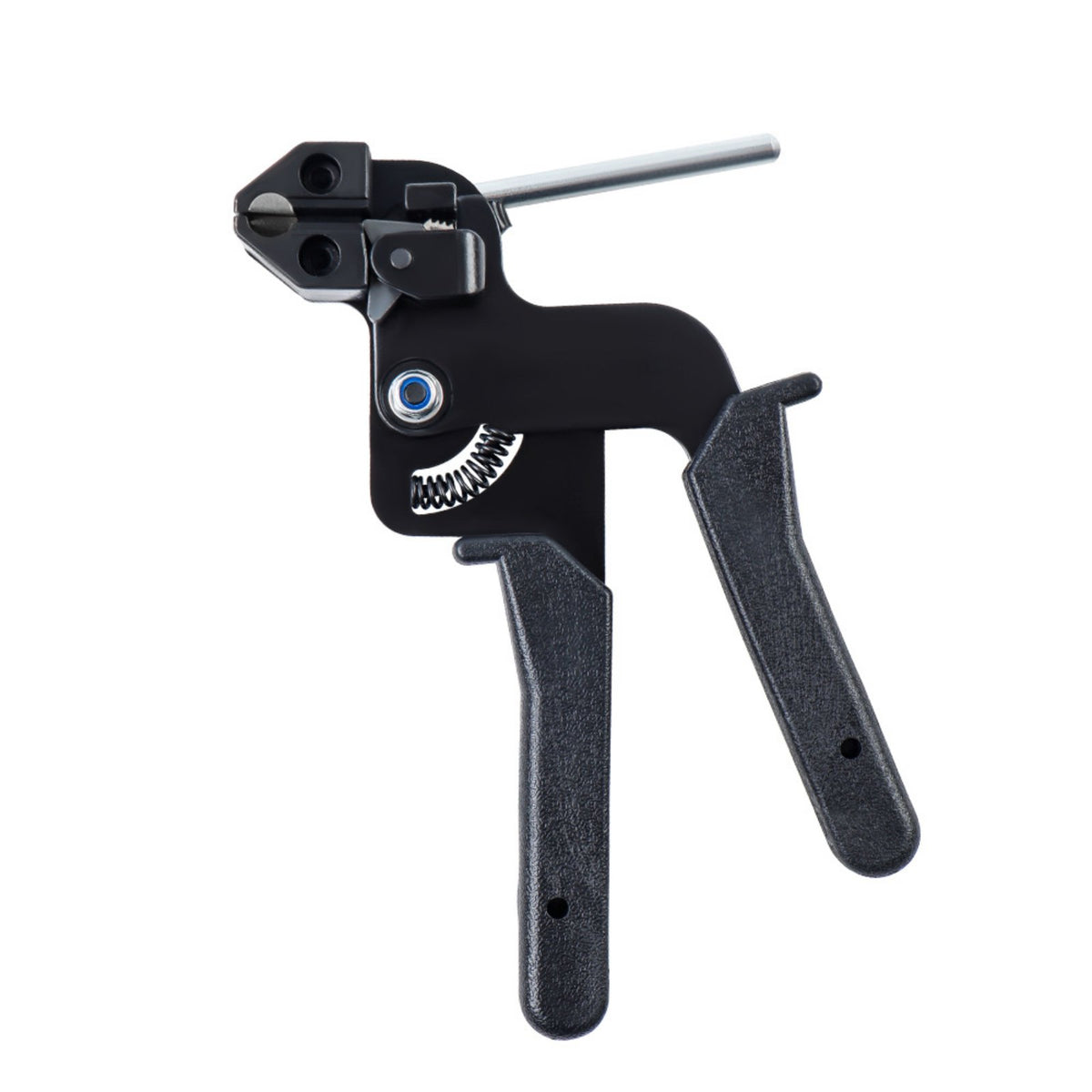 Stainless Steel Cable Tie Tool Easy to Use Cable Tie Tightening Pliers single-Hand for Wire Management, Electrical Work