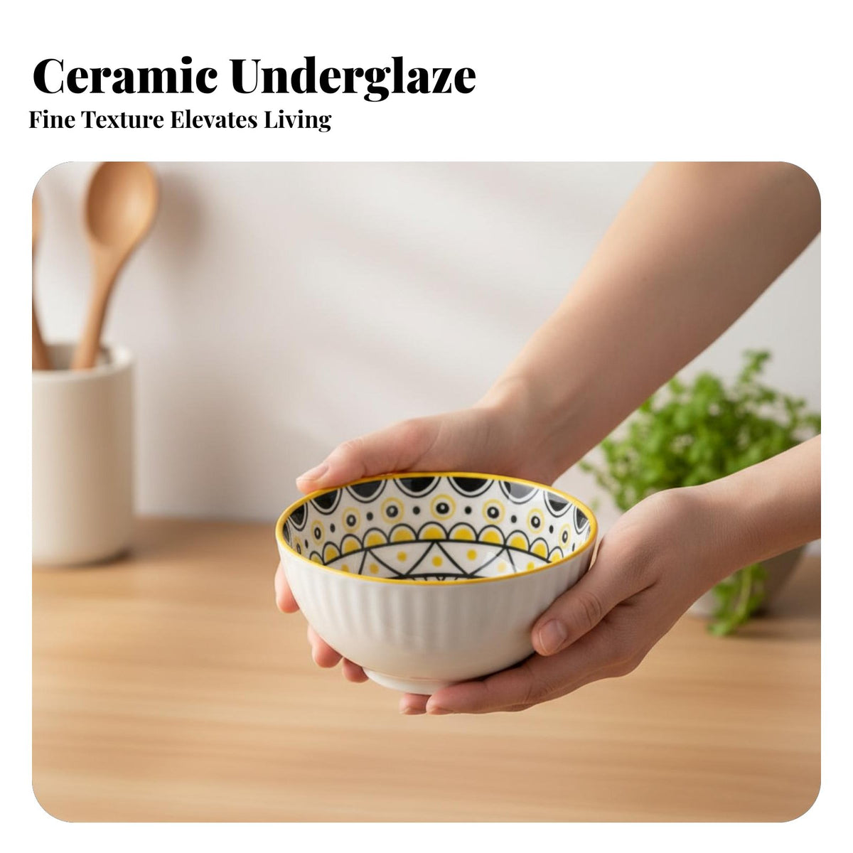 Ceramic Bowl Gift Set, mythical creature Year Theme, Japanese Style, Underglaze Color, Tableware, Gift Box