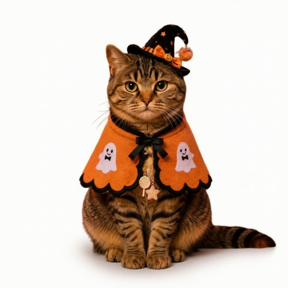 Cat Cape with Front Opening Costume Draped Apparel for, Pets, Photoshoots, Parties
