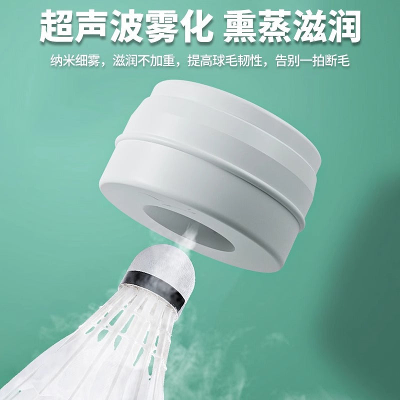 Badminton Shuttlecock Steamer Humidifier with Type-C Port
