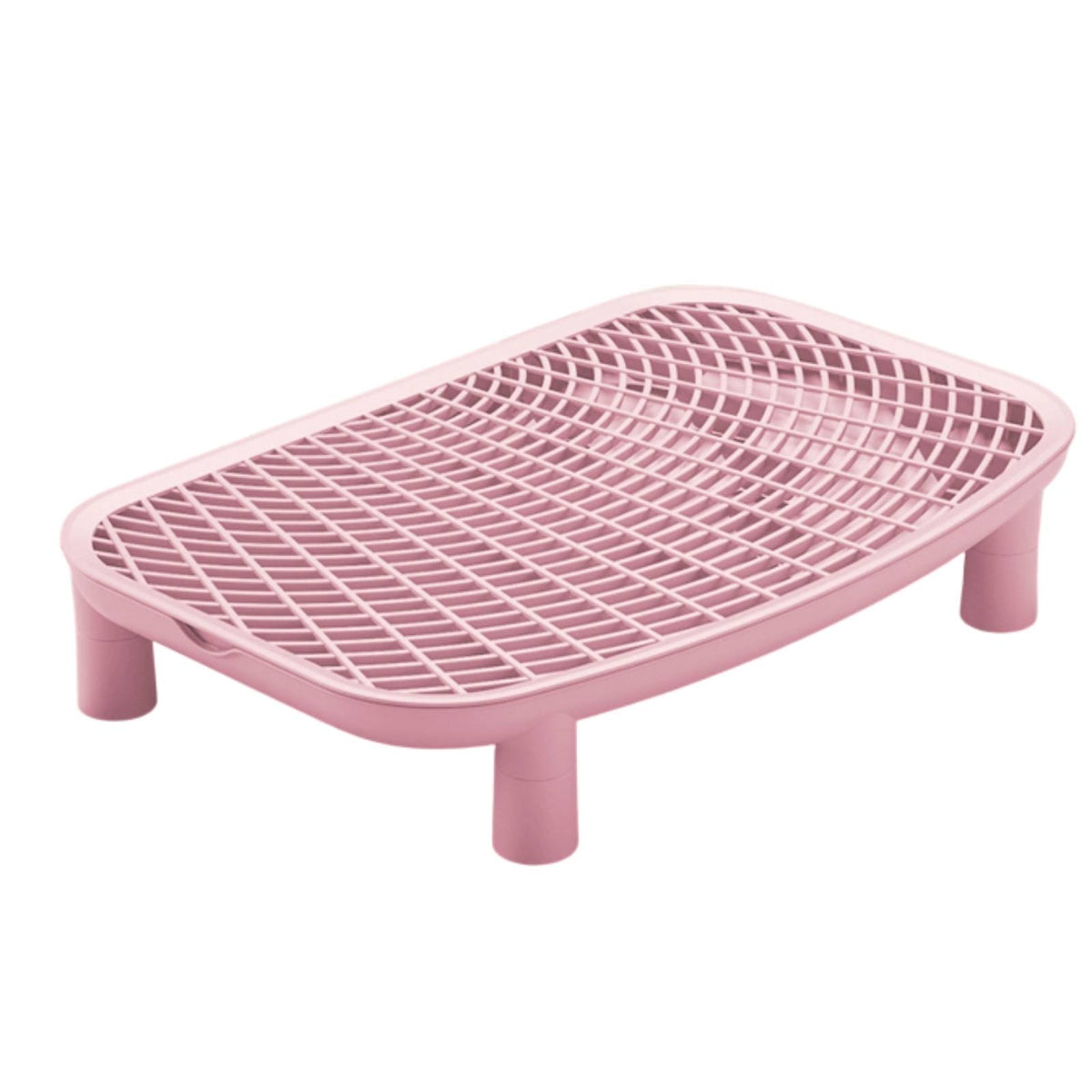Litter Box Mat with Legs Rectangular Cat Litter Mat with Raised Grid for Home