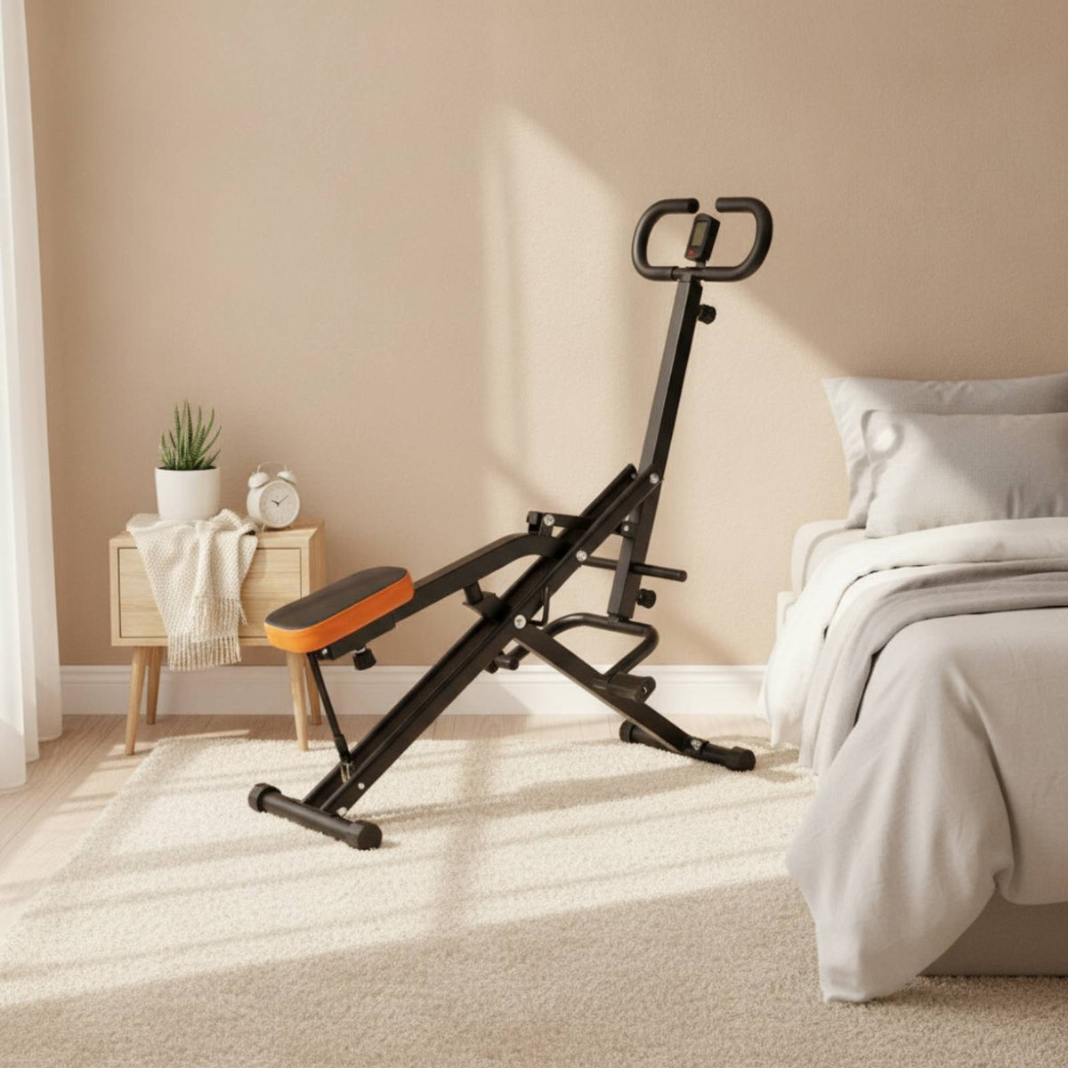 Compact Foldable Exercise Machine Full-Body Home Fitness Unit Comfortable Stair Stepper Long-Lasting for Apartment