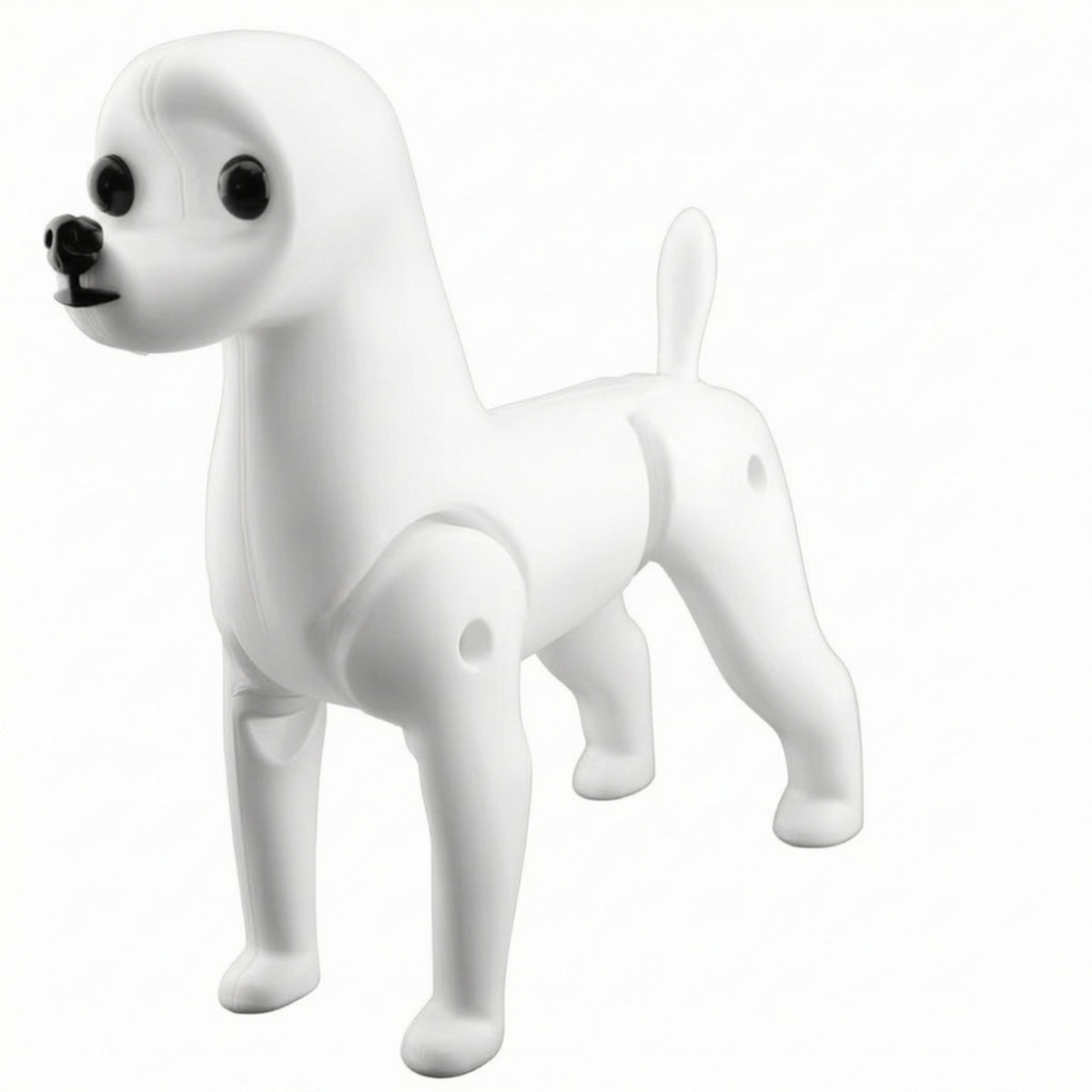Poseable Pet Grooming Practice Mannequin Plastic Dog Grooming Mannequin Sturdy Tough