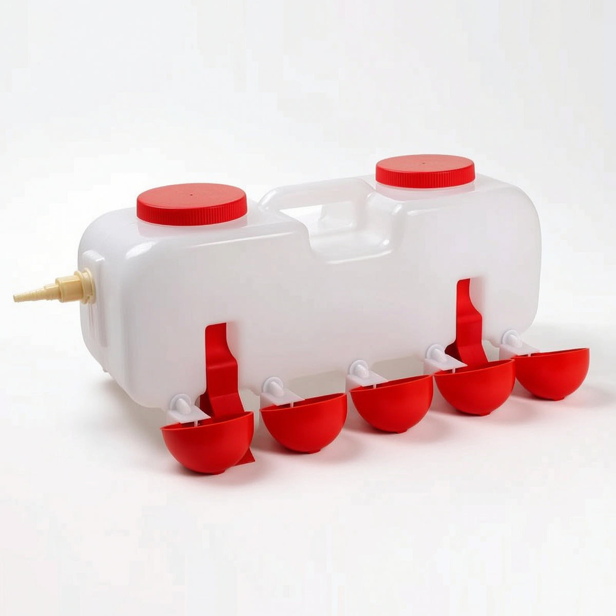 Constant Water Level Automatic Chicken Waterer with Buoyant Valve Sturdy Automatic Chicken Waterer Continuous Self-Filling Poultry Drinker Fresh for Chickens