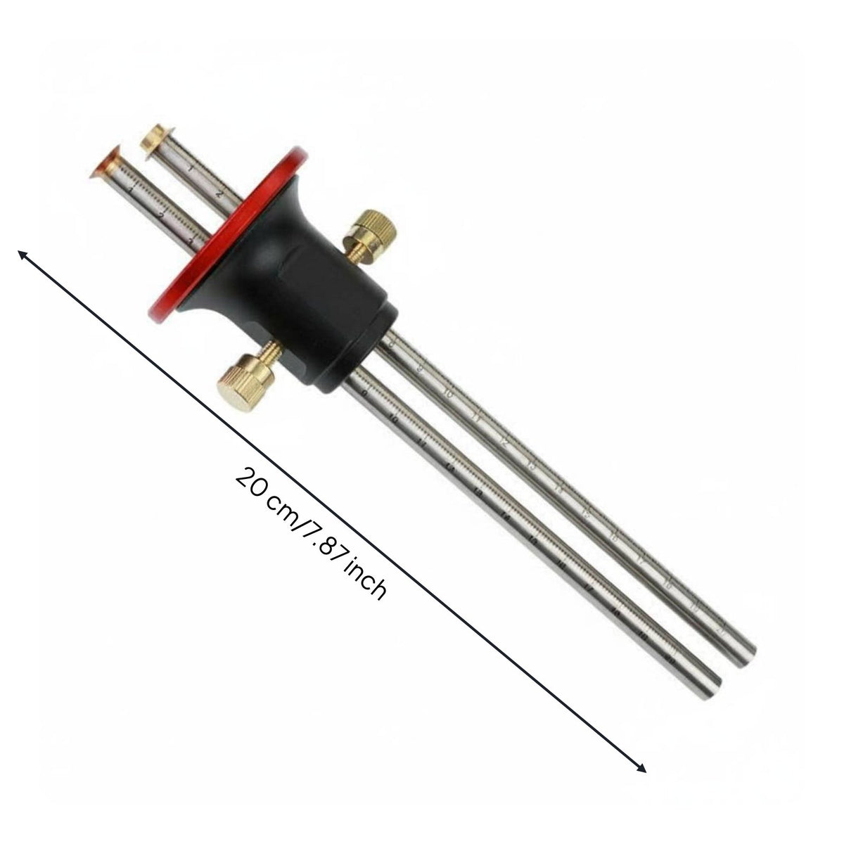 Double Head Marking Gauge Micro Adjuster Blade Marking Gauge Aluminum Alloy
