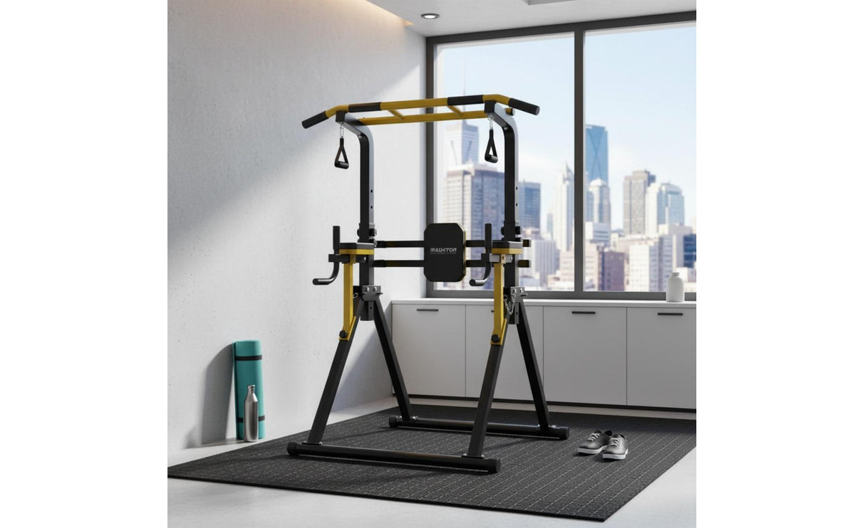 Foldable Home Power Frame Compact Design Folding Pull up Bar Space-Saving Home Push Station for Children, Small Room