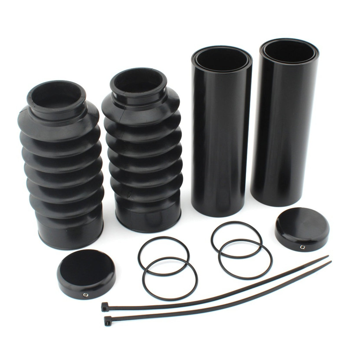 Fork Tube Sleeve Fork Boot Set Dust Resistant Front Shock Cover for Custom Owners