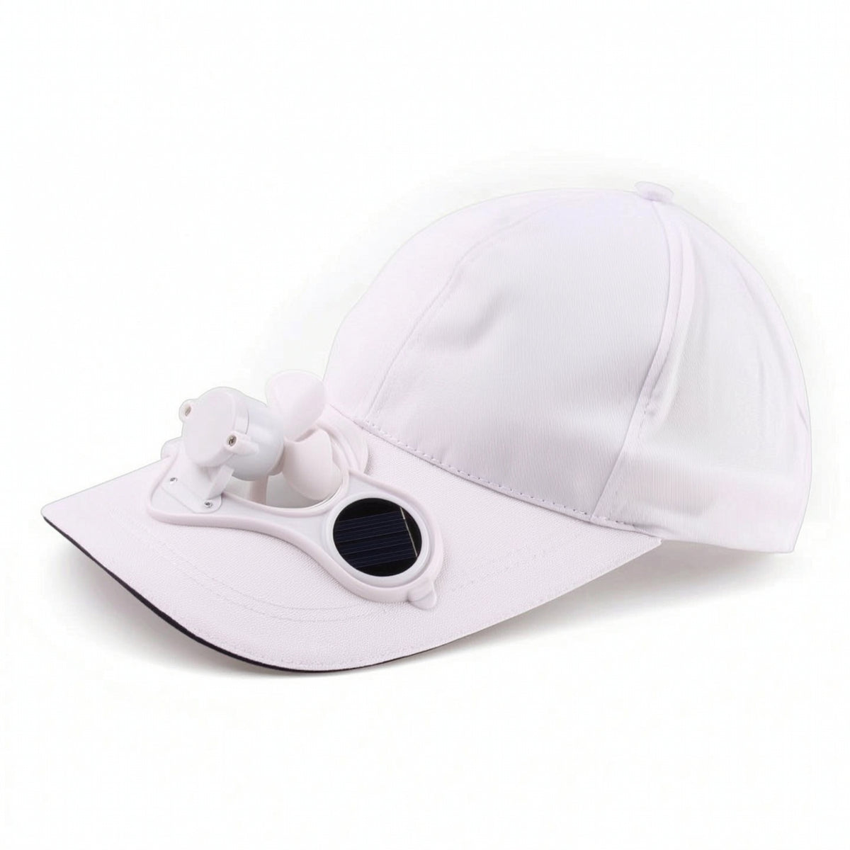 Adjustable Solar Powered Fan Hat Cotton Solar Fan Hat Detachable Protection for Promotions