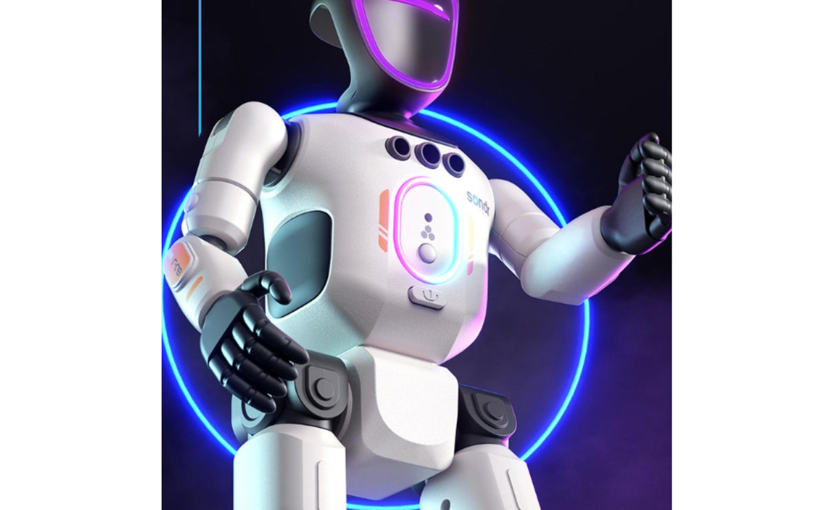 USB Rechargeable Wireless Controller Control Robot Light-up Robot with Wireless Controller Control LED Toy Illuminated for Playroom