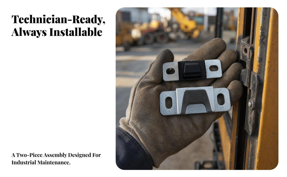 Heavy Machinery Side Door Guide Blocks | Shock-Absorbing, Wear-Resistant, heavy machinery Door Limit Blocks, for Construction Sites