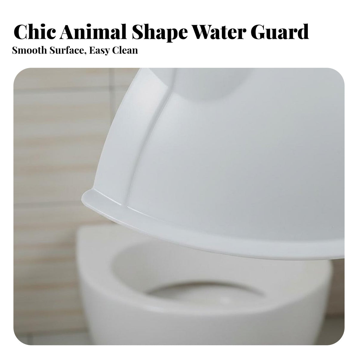Squat Toilet Deflector Drill Installation Squatting Pan Splashing Guard Prevents Spillage Toilet Deflector for Children, Public Restrooms
