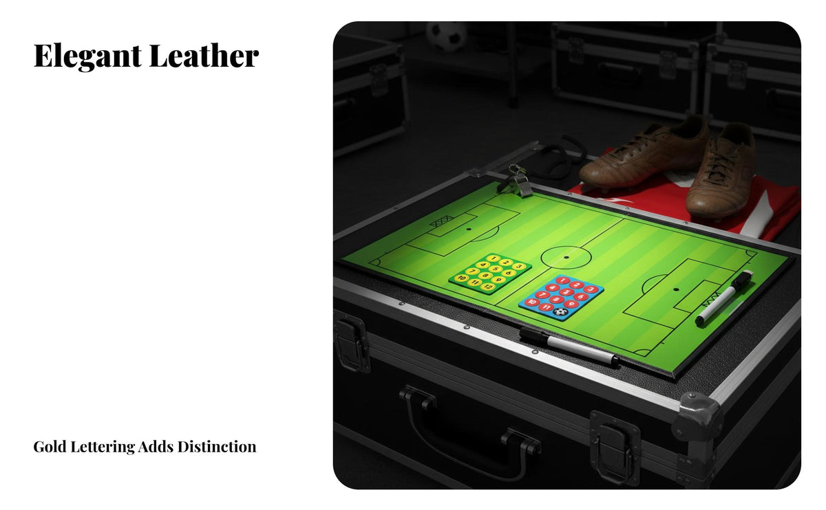 Portable Soccer Board Complete Set Attachable Soccer Coaching Board Great Gift for Coaches, Players, Training, Game Day