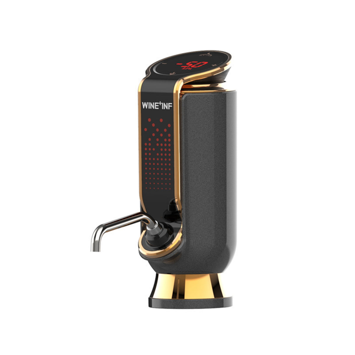 Vino Aerator and Dispenser Replenishable Vino Aerator with Extraction Tube Portable for Home Bar