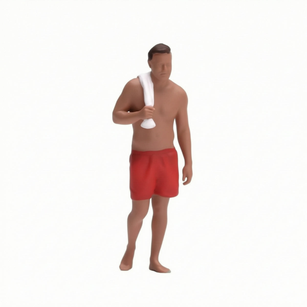 1/64 Scale Hand-Painted Resin Figure of Man in Swimwear