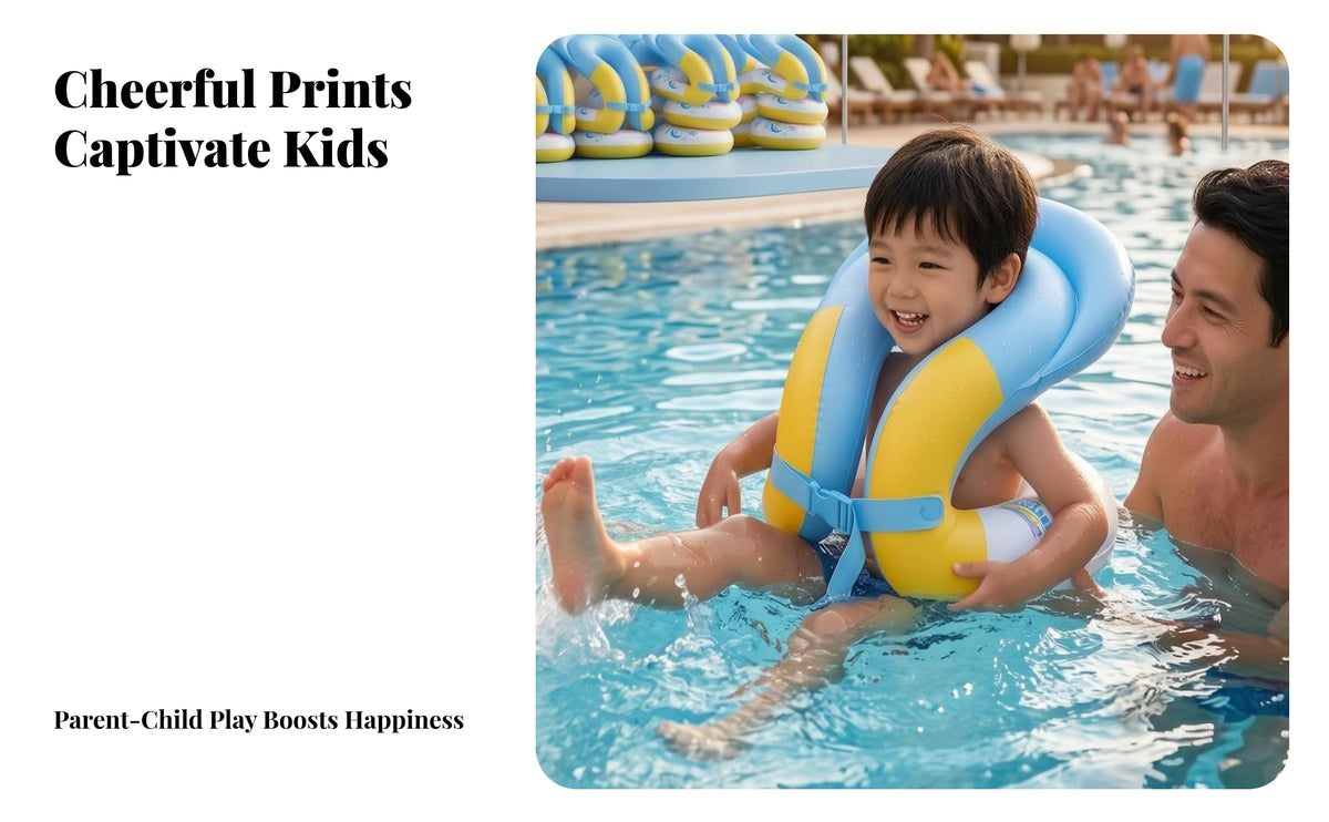 Inflatable Swim Buoyant Circle With | PVC Material, Inflatable Seat Floatage, for aquatic play