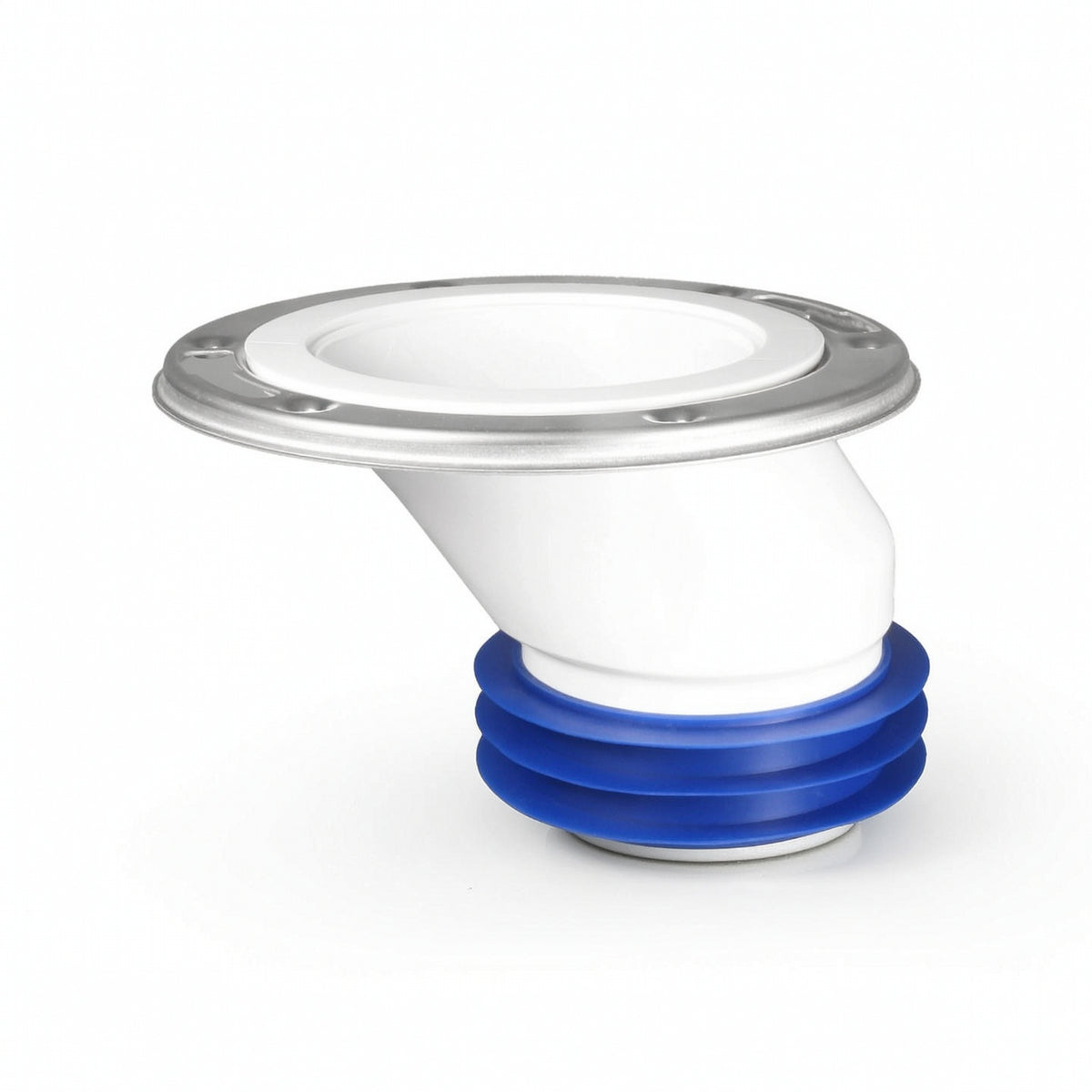 Toilet Offset Connector Flexible Toilet Drain Adapter Plumbing Part Leak-Resistant Compact for Plumbers, Bathroom Renovation