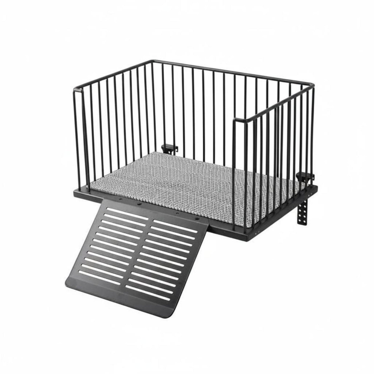 Stainless Steel Basking Dock Ramp Stable Support Hook Mount Turtle Perch Heavy Duty Buoyant Basking Perch for Aquarium