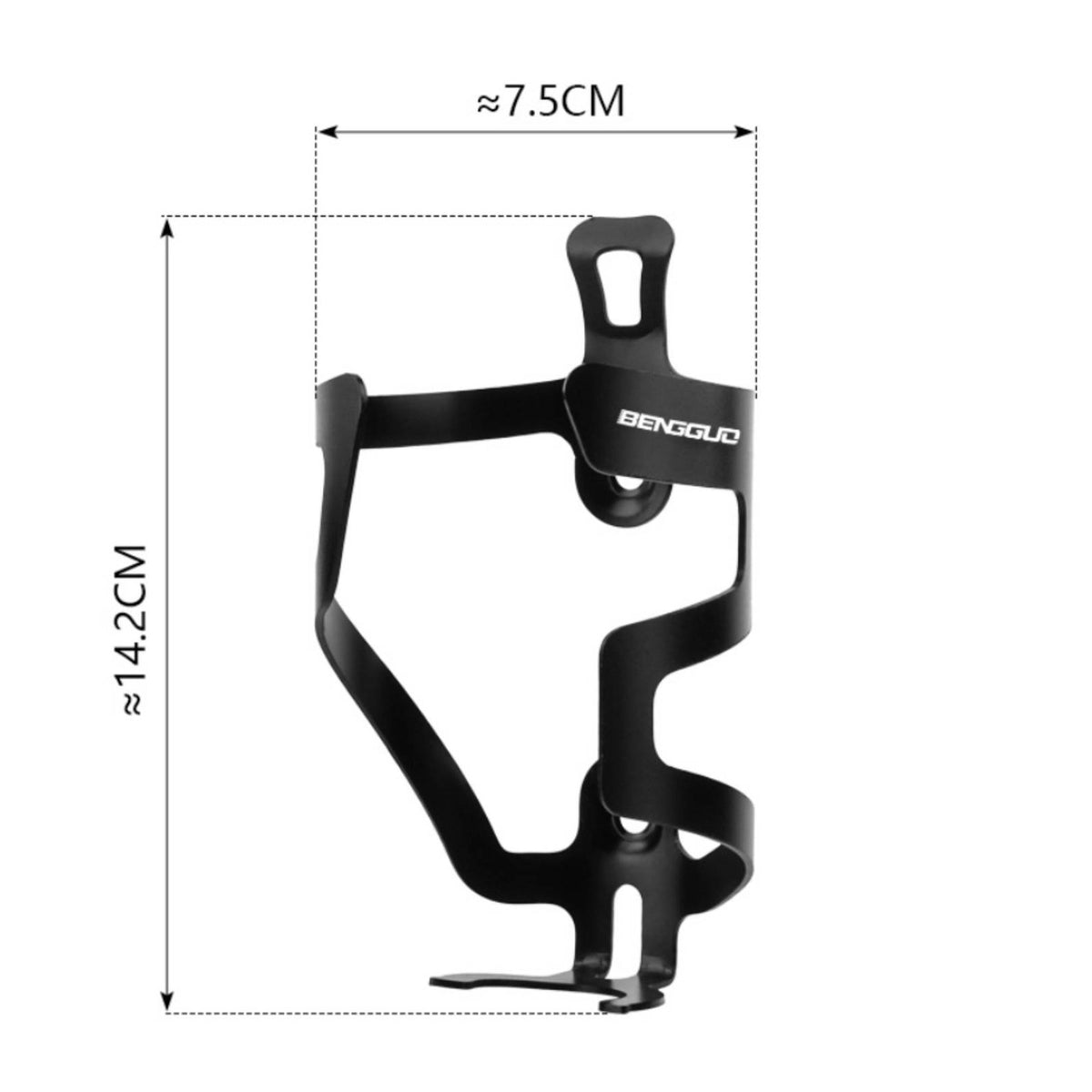 Cycle Water Bottle Holder Universal Fit Aluminum Alloy Bottle Holder Secure Hold