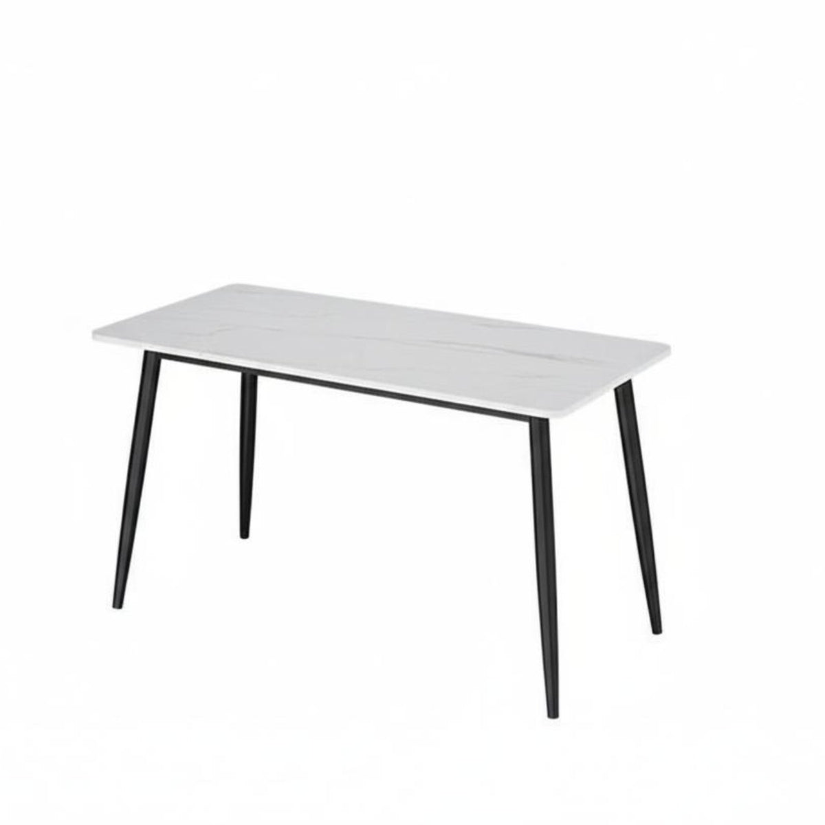 Rock Slab surface Restaurant Table and Chair Combo Easy to Clean Canteen Furniture Sturdy Construction Dining Set Waterproof Surface for Students, Diners, School Canteens, Fast Food Restaurants, Milk Tea Shops, Cafeterias