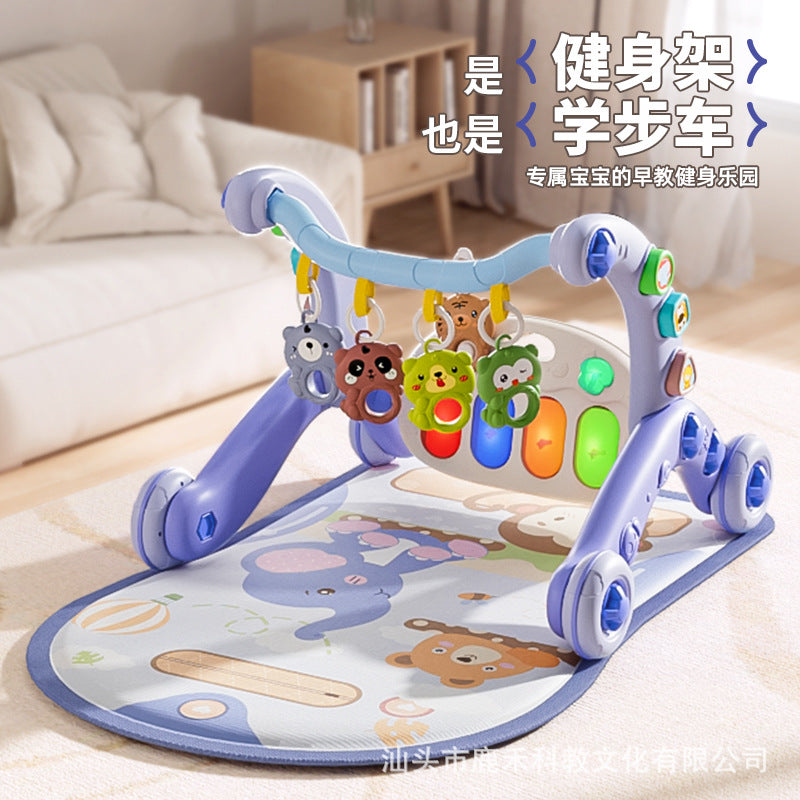 Multifunctional Baby Walker with Music and Toys