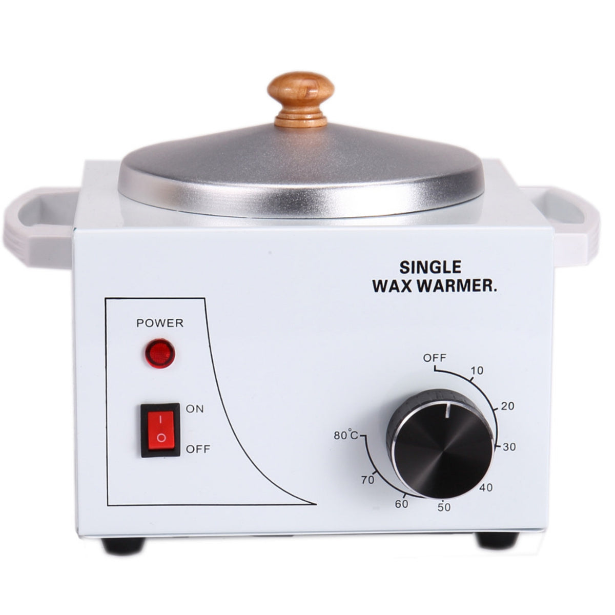 Single Warmer Easy to Use Warmer with Lid Overheating Protection Appliance for Beauticians, Salons