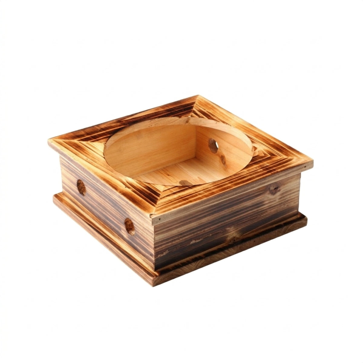 Korean Stone Pot Stand Raised Bamboo Pot Stand Solid Wood for Home Cooks